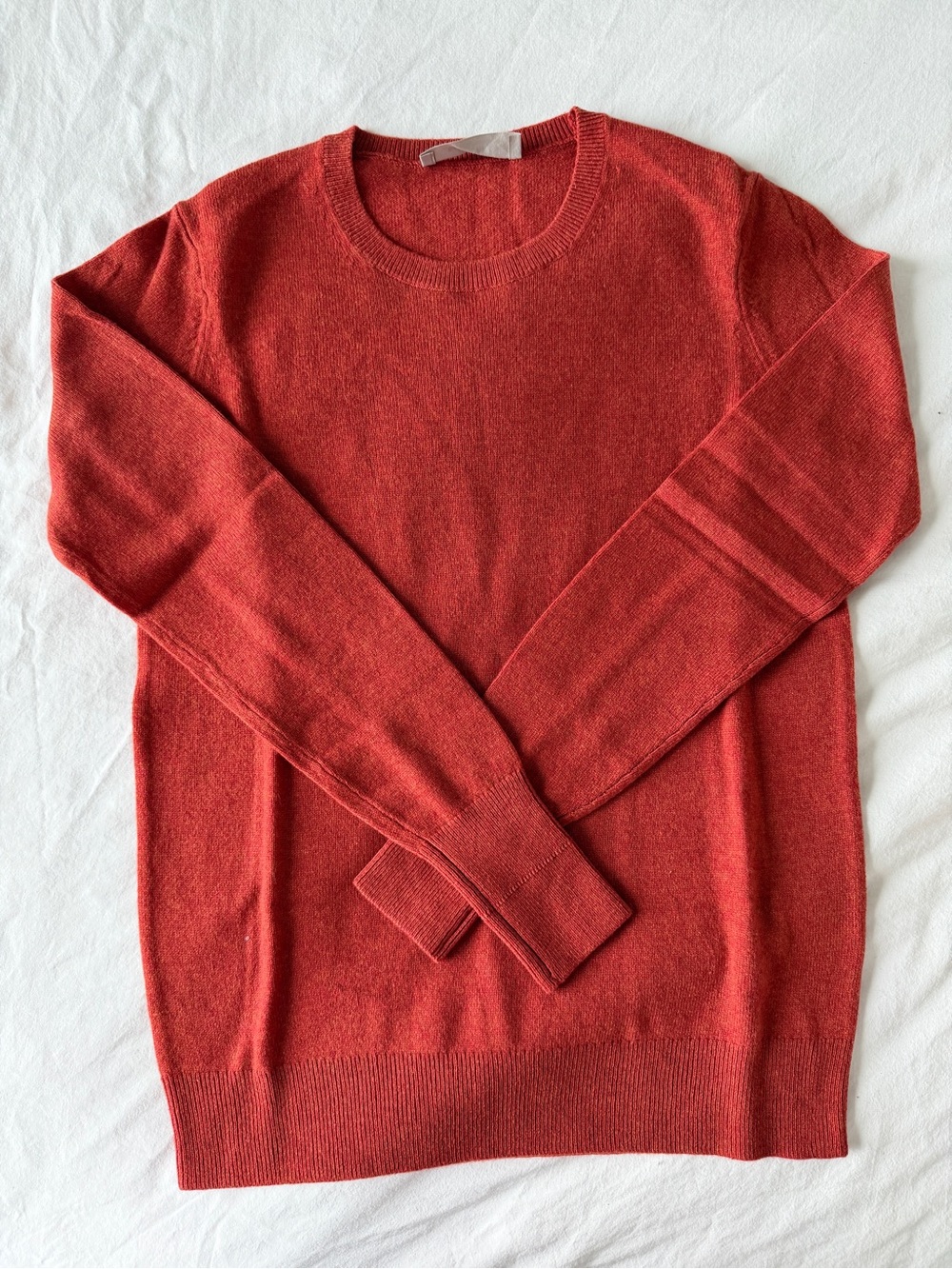 Everlane Cashmere Crewneck Sweater Red XS